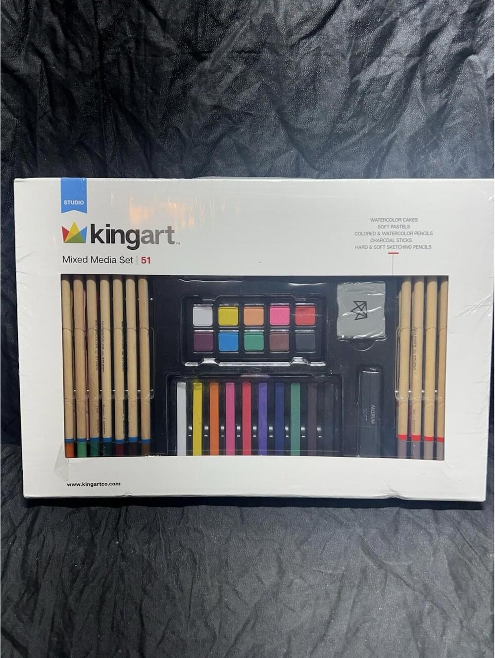KingArt Ultimate Series Mixed Media Set 51 NEW Sealed Paints Pencils Art